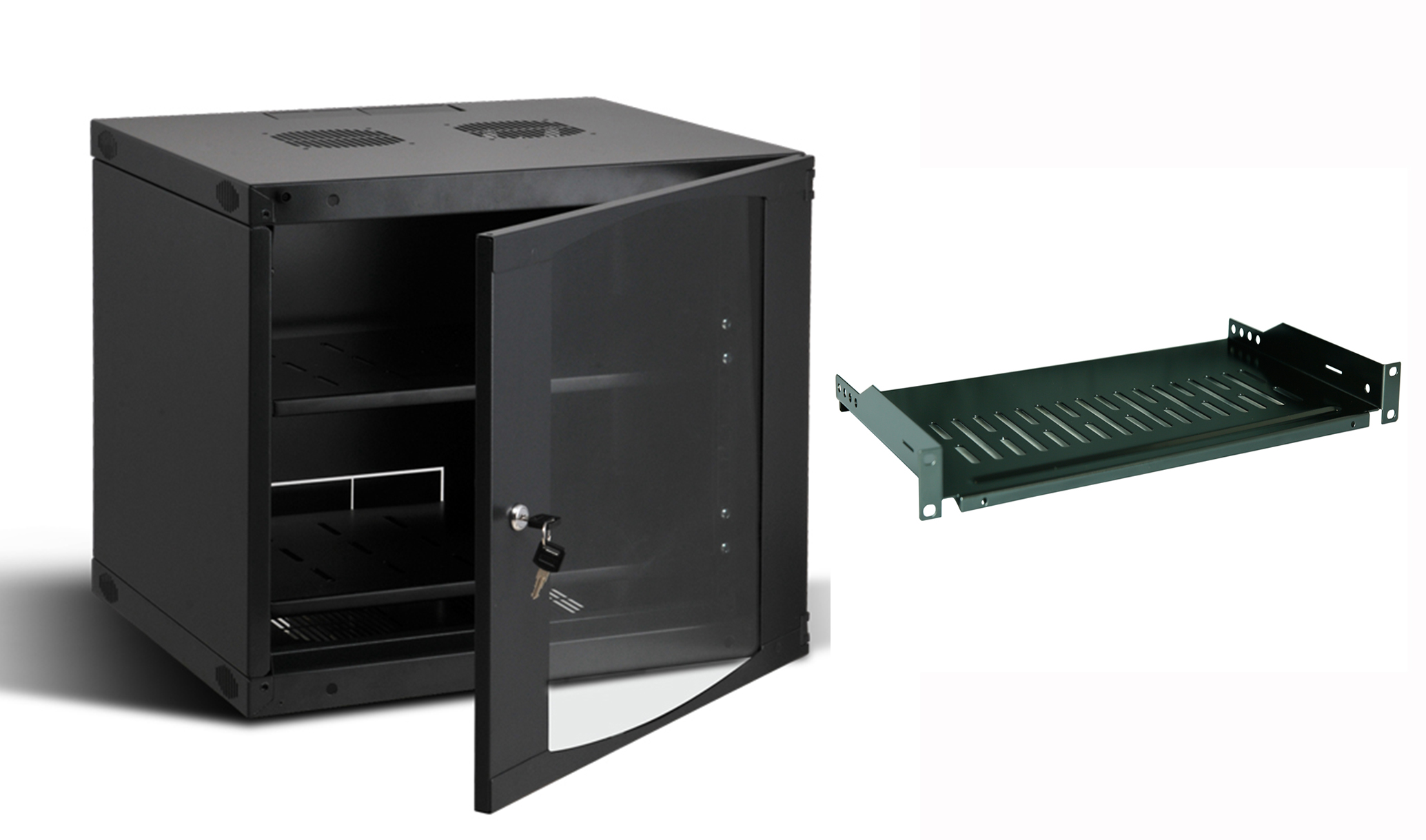 Raising Electronics 9U Wall Mount Network Server Plexiglass Door 450MM 700811102817 eBay