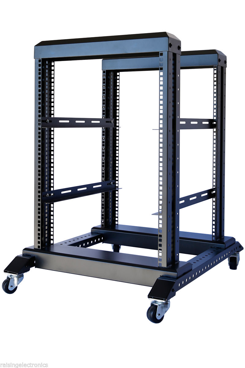 NEW 15U 4 Post Open Frame 19" Server/Audio Data Steel Rack 32" Deep