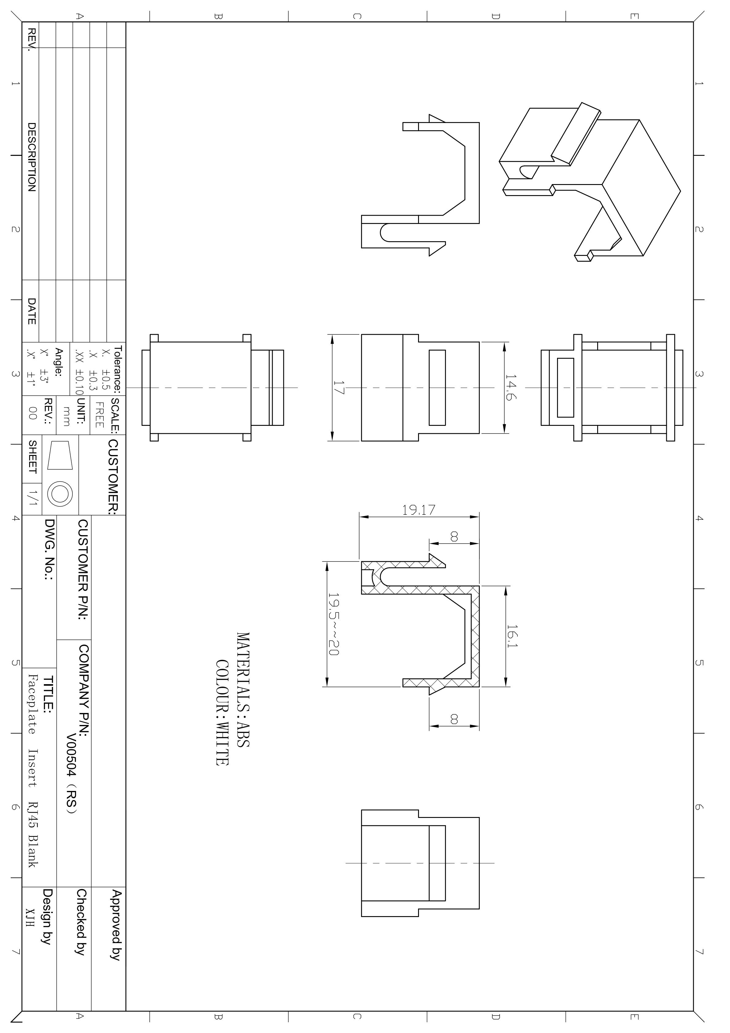Blank Keystone Jack 10 pack eBay