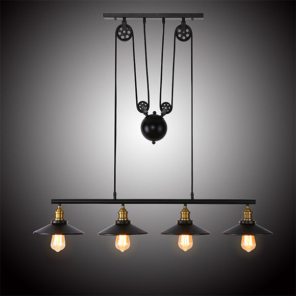 Adjustable Pulldown Island Pendant Lighting Kitchen Dining Vintage