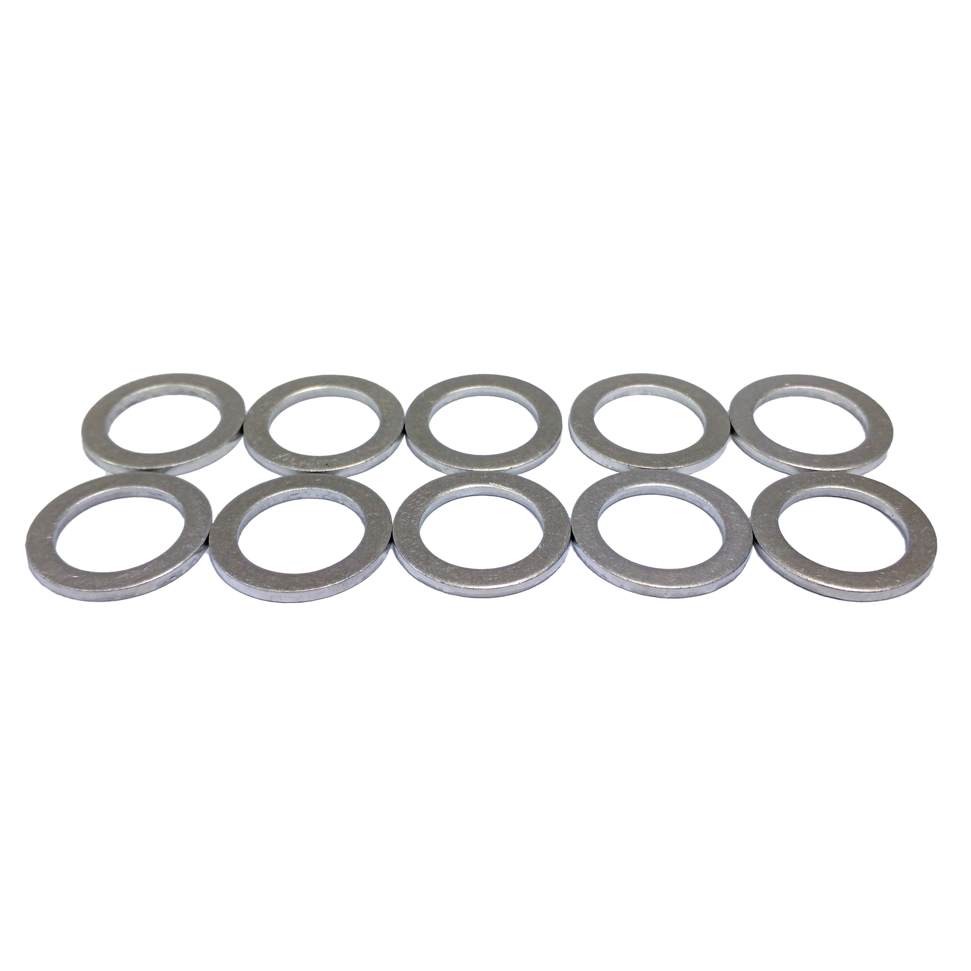 Oil Drain Plug Gaskets 10pcs 14mm Aluminum Oil Drain Plug Washer Gaskets