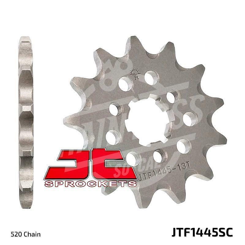 Caltric Black Drive Chain & Sprocket Kit For Kawasaki KX125 (2000-2002) - 520-120, Blue