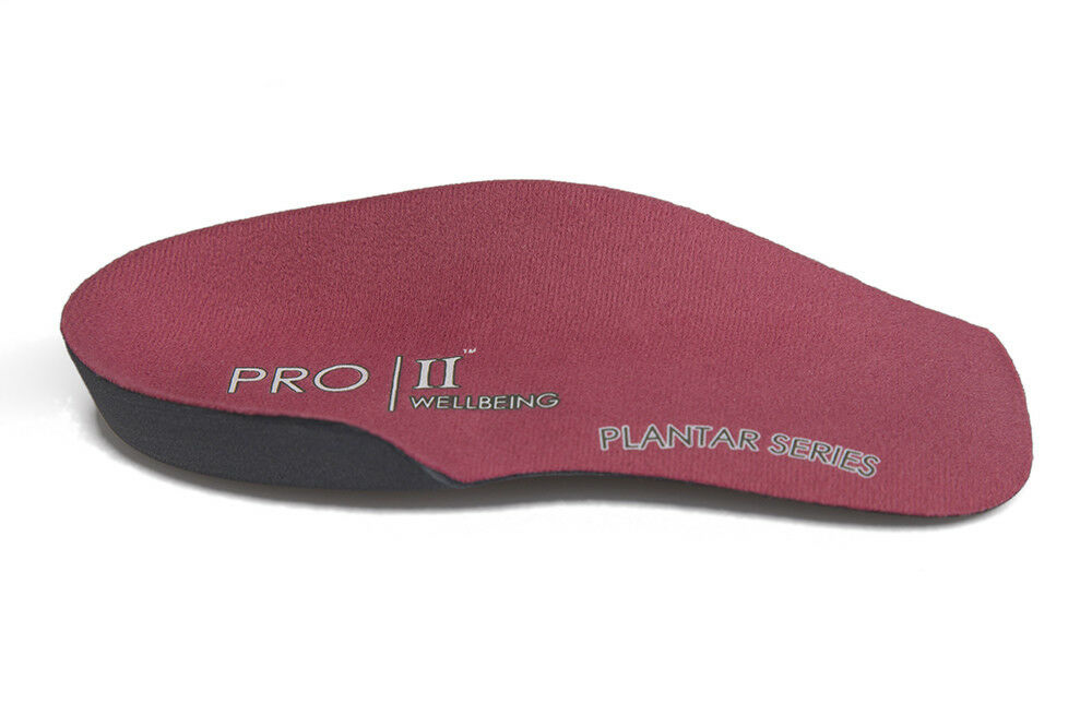 Pro 11 wellbeing 3/4 orthotic insoles fallen arches over pronation slim