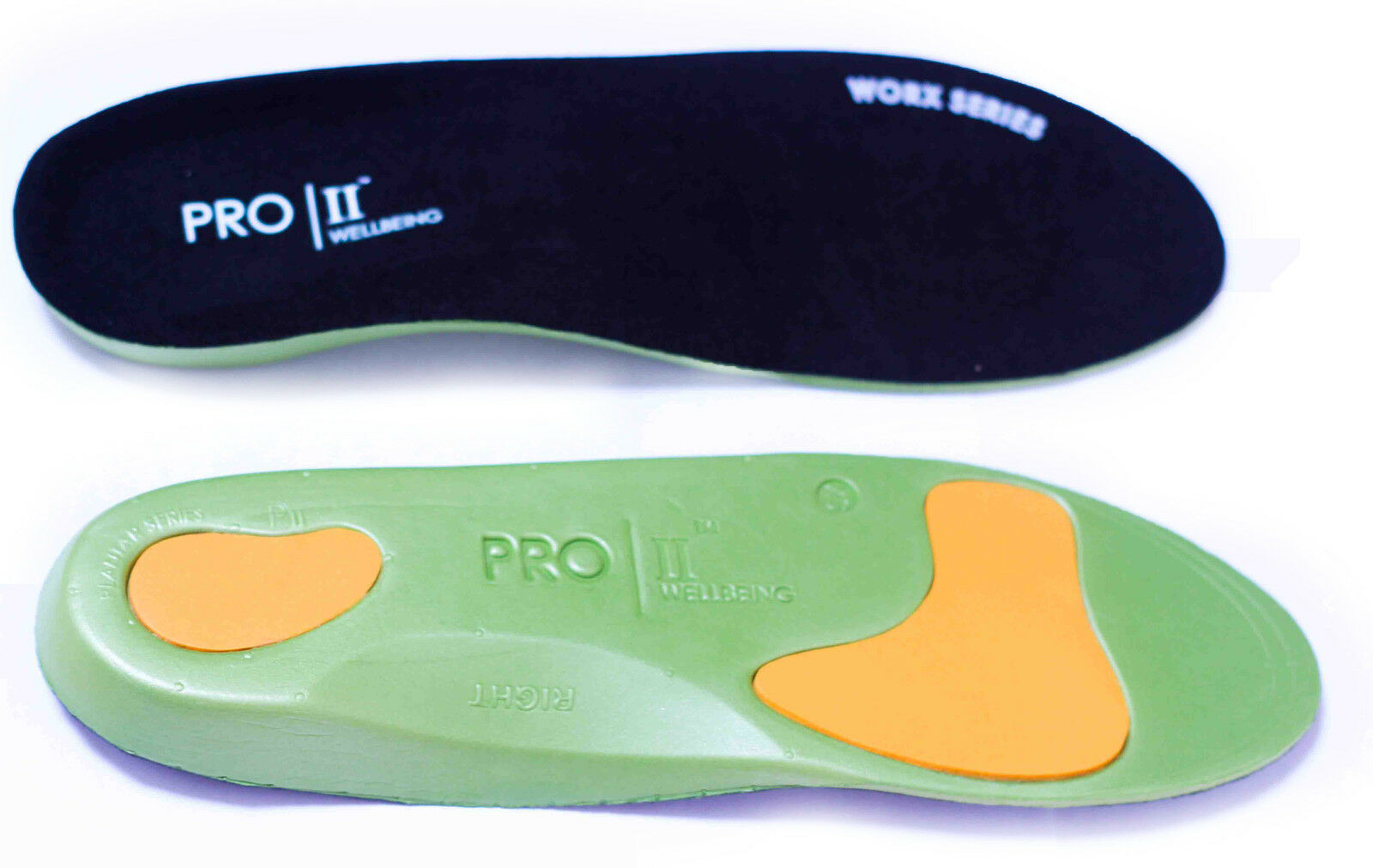 3 x pair Pro11Wellbeing Worx Orthotic insoles Arch Support Back Pain