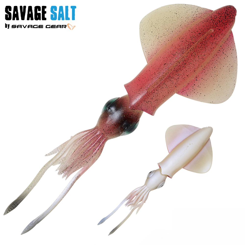 25 grs Couleur Pink Glow SavageGear 3D Swim Squid 12,5 cm