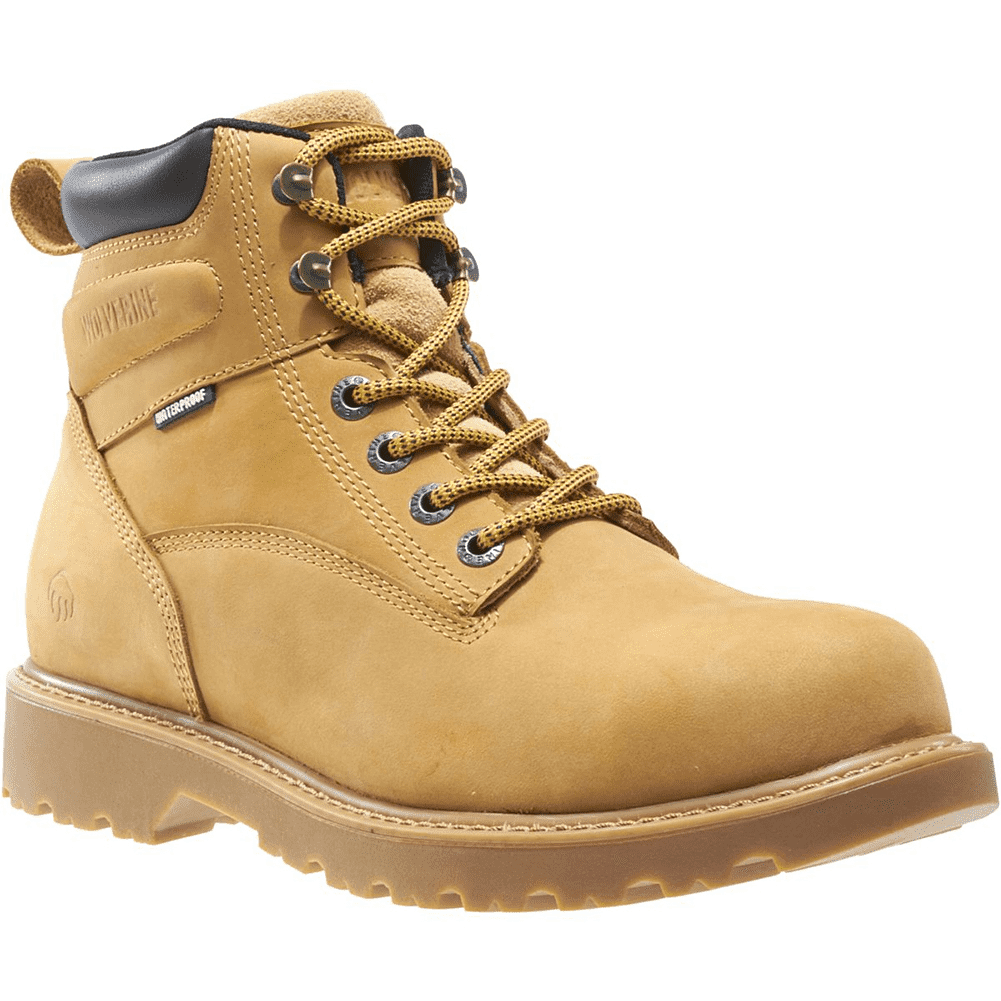 wolverine men's floorhand 6 inch waterproof soft toe work shoe