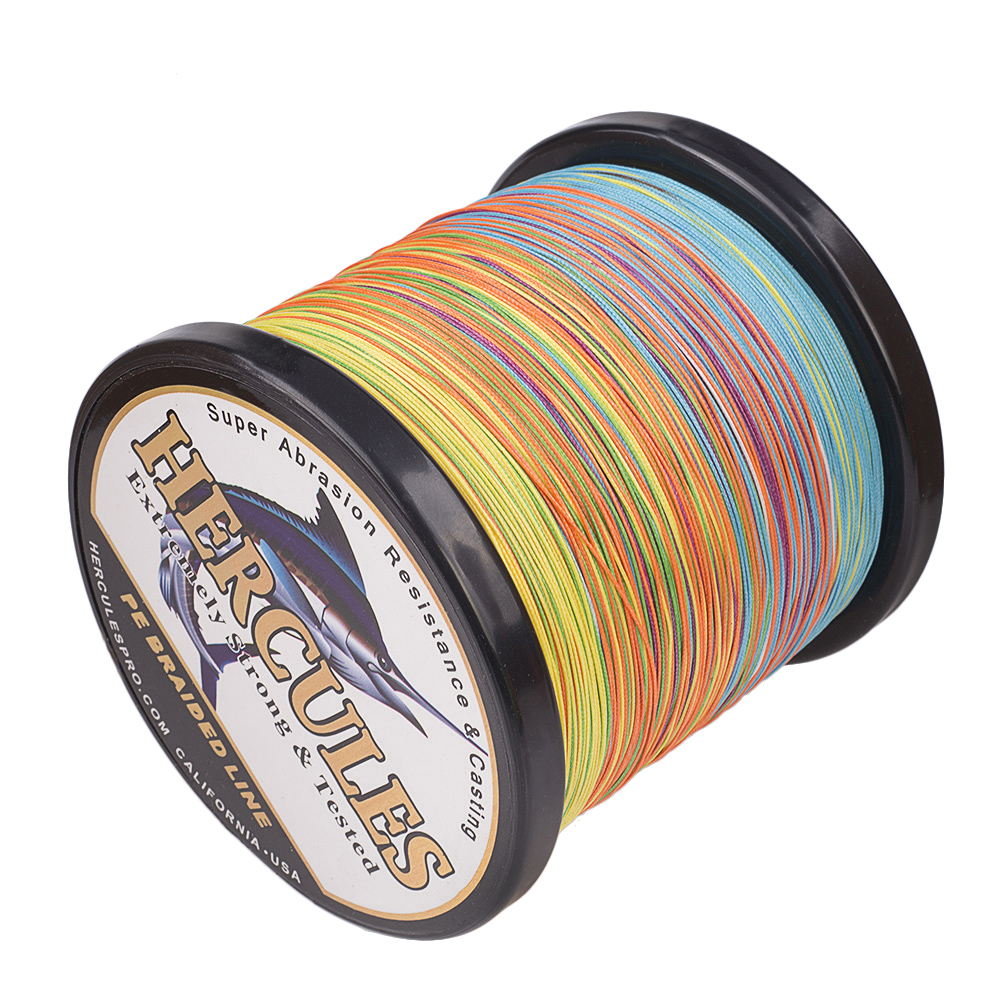 1500M 1640Yds 6-200LB Test Hercules Braid Fishing Line PE Linea De Pescar Carp