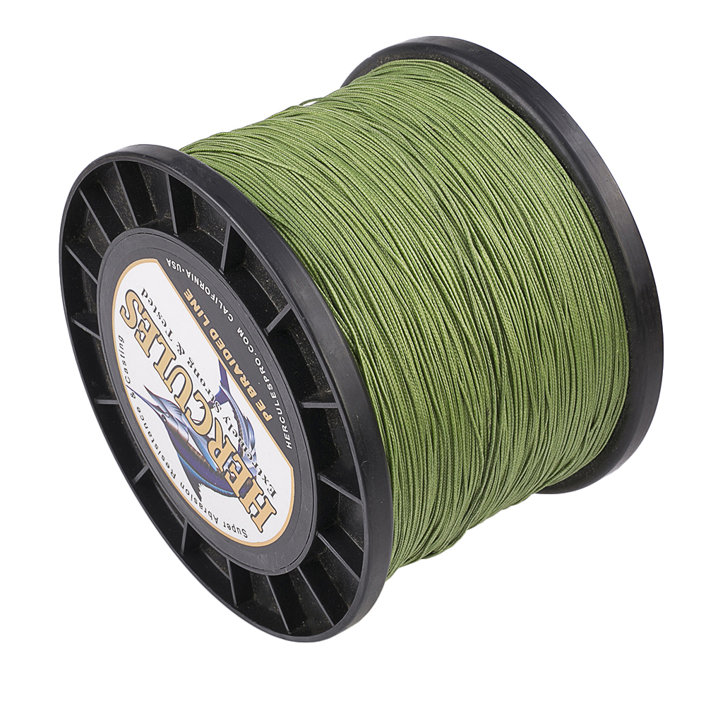 Braid Fishing Line 2000M 2187Yds 6200LB Test Color Select Hercules PE