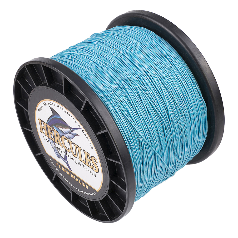 Braid Fishing Line 2000M 2187Yds 6200LB Test Color Select Hercules PE