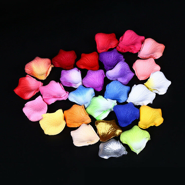 5000 x Various Silk Rose Petals Wedding Party Confetti Flower Colors Decorations - Picture 8 of 72