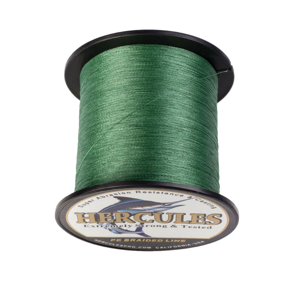 HERCULES 328 547 1094 Yards 30 lbs Tackle 4 / 8 Strands PE Braided Fishing Line - Picture 22 of 85