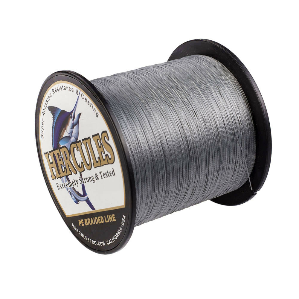 HERCULES 328 547 1094 Yards 30 lbs Tackle 4 / 8 Strands PE Braided Fishing Line - Picture 30 of 85