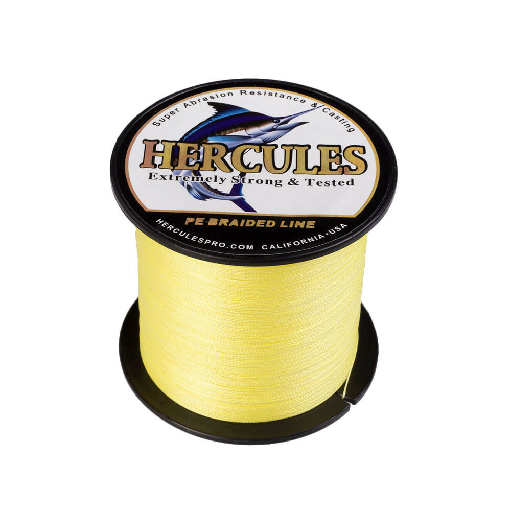 HERCULES 328 547 1094 Yards 30 lbs Tackle 4 / 8 Strands PE Braided Fishing Line - Picture 57 of 85