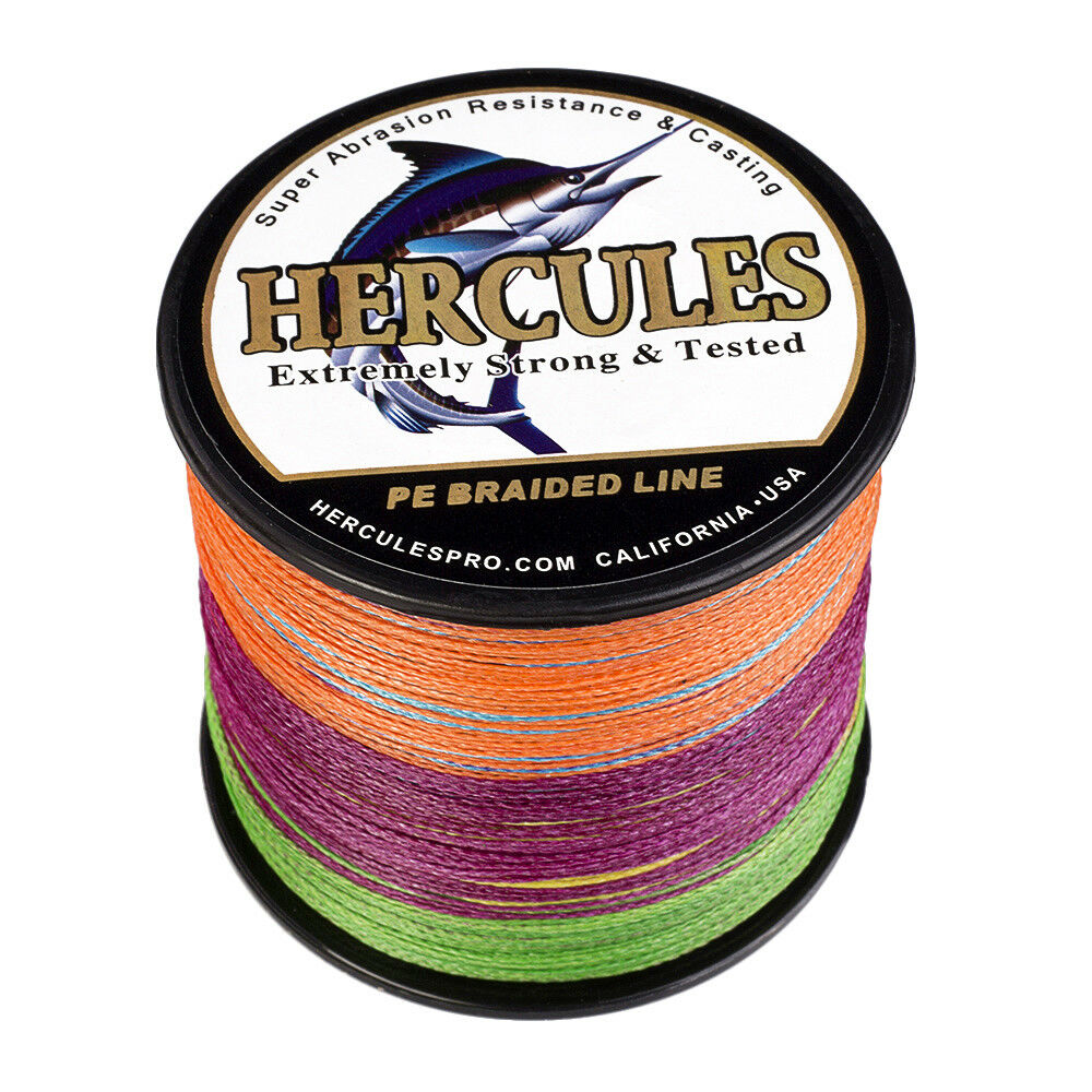 Línea de pesca trenzada HERCULES 80 libras Test Extreme 328/547/1094Yds 4/8 hebras PE - Imagen 63 de 85
