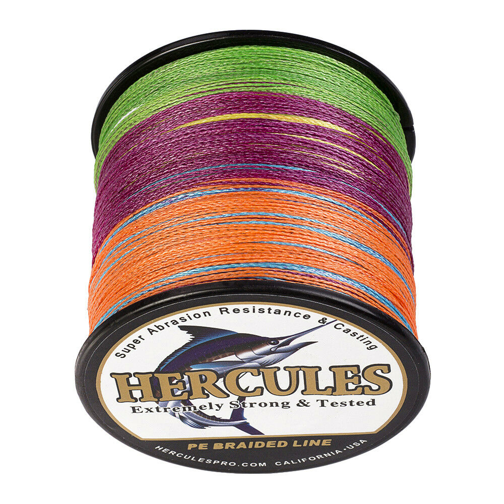 Línea de pesca trenzada HERCULES 80 libras Test Extreme 328/547/1094Yds 4/8 hebras PE - Imagen 64 de 85