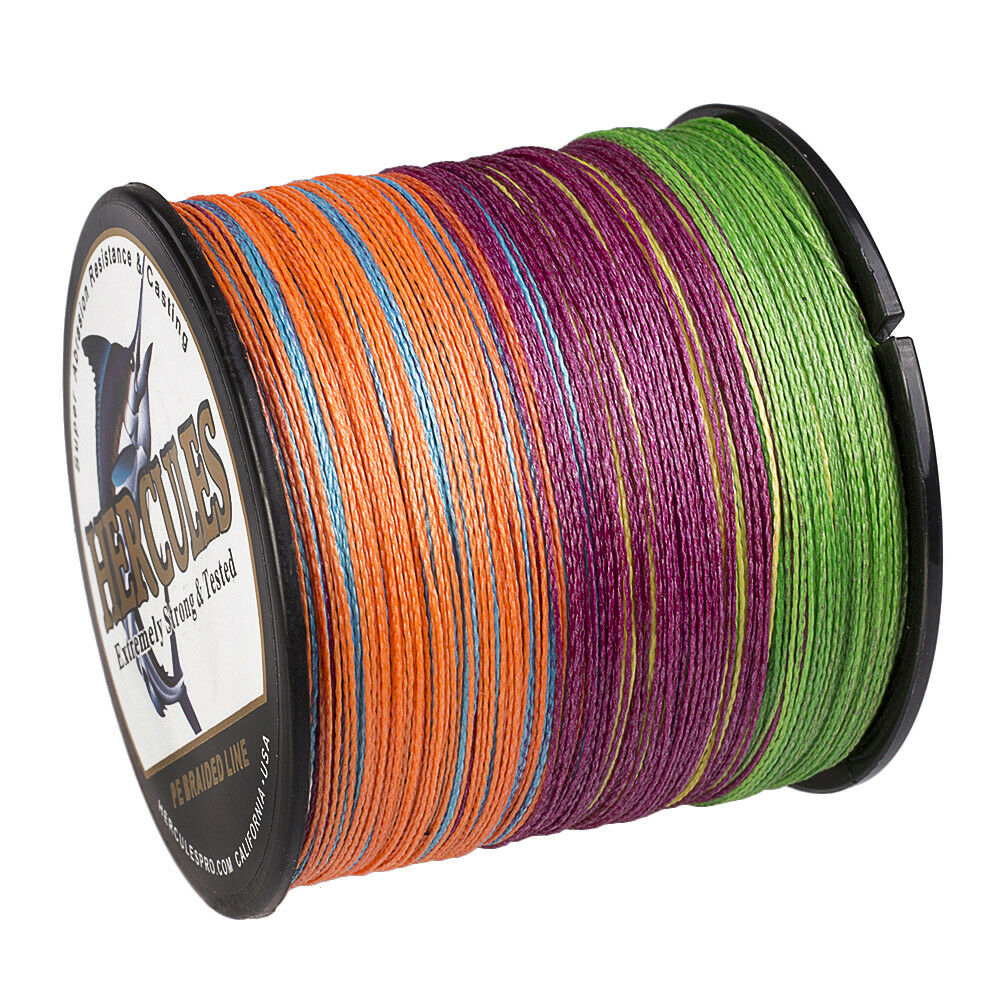Línea de pesca trenzada HERCULES 80 libras Test Extreme 328/547/1094Yds 4/8 hebras PE - Imagen 66 de 85