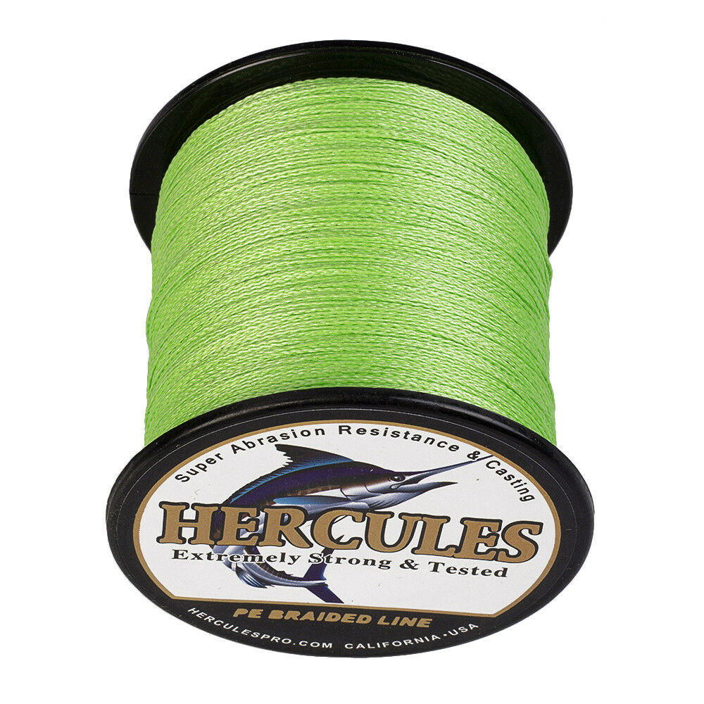 Línea de pesca trenzada HERCULES 80 libras Test Extreme 328/547/1094Yds 4/8 hebras PE - Imagen 76 de 85