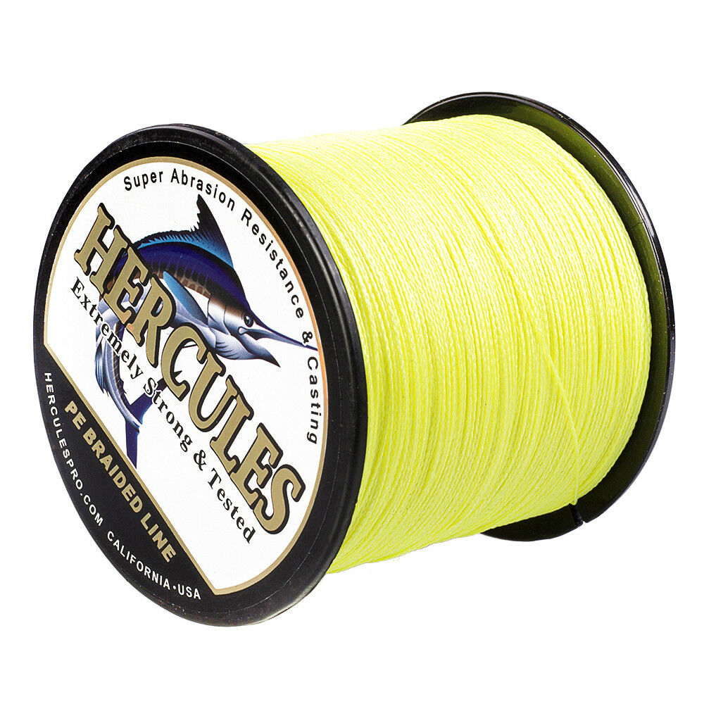 Línea de pesca trenzada HERCULES 80 libras Test Extreme 328/547/1094Yds 4/8 hebras PE - Imagen 84 de 85