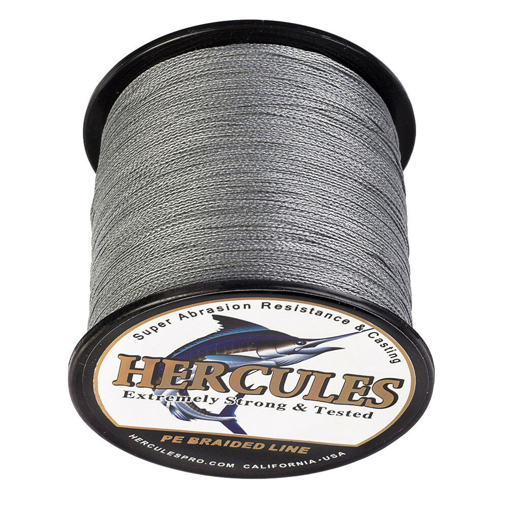 Línea de pesca trenzada HERCULES 80 libras Test Extreme 328/547/1094Yds 4/8 hebras PE - Imagen 28 de 85