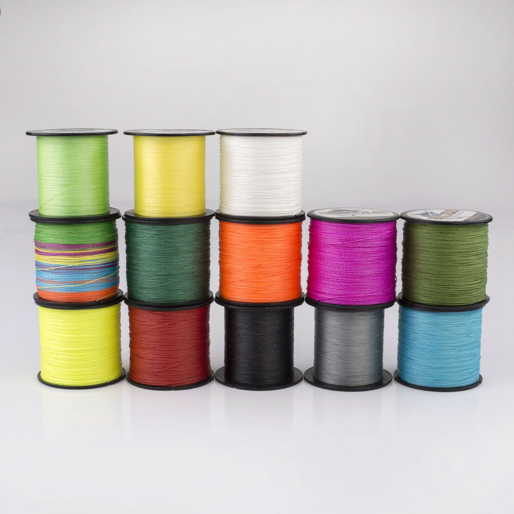 300M 6-100lb HERCULES 4 Strands PE Braided Fishing Line Resistant Abrasion 328Yd - Picture 18 of 168