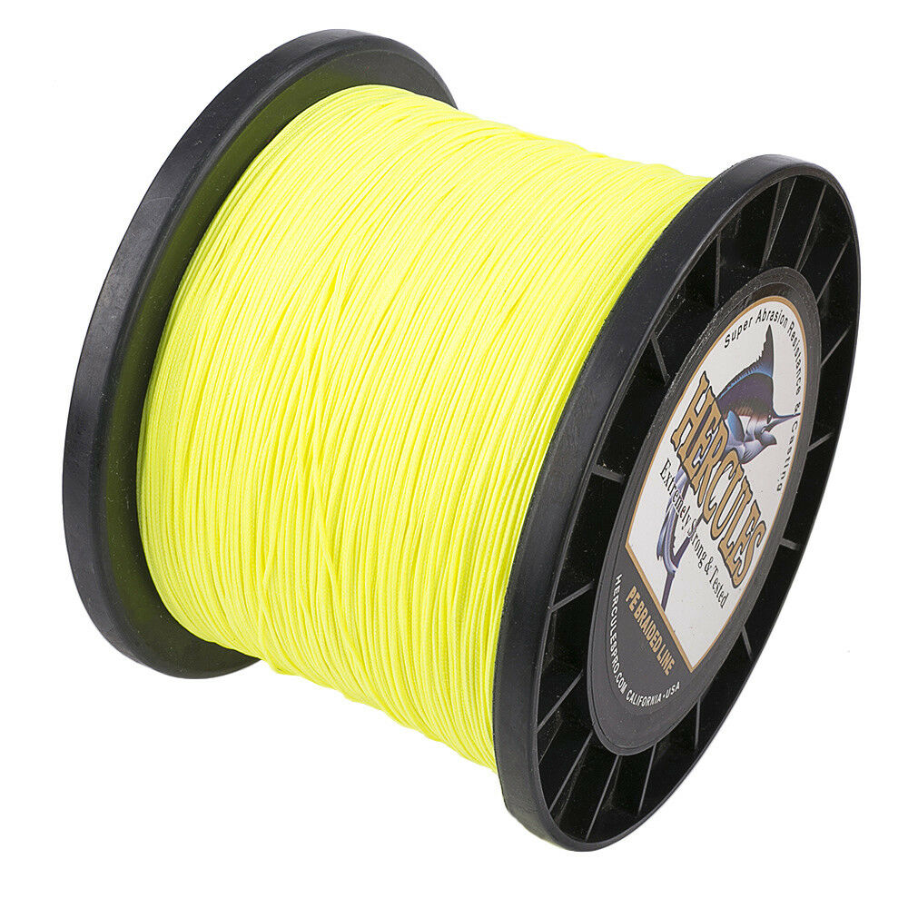 HERCULES 1094 Yard 10-300lb PE Braided Fishing Line 8 Strands Resistant Abrasion - Picture 15 of 23
