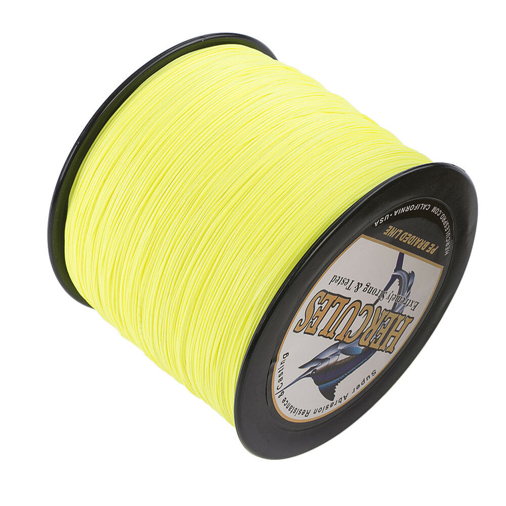 HERCULES 1094 Yard 10-300lb PE Braided Fishing Line 8 Strands Resistant Abrasion - Picture 8 of 23