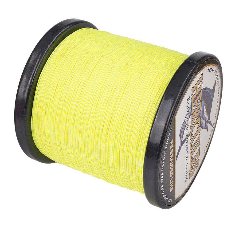 HERCULES 1094 Yard 10-300lb PE Braided Fishing Line 8 Strands Resistant Abrasion - Picture 20 of 23