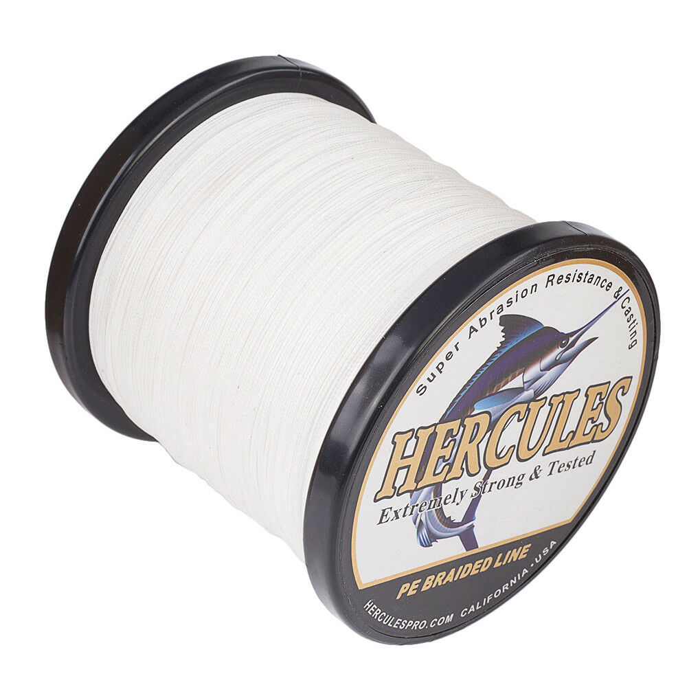 HERCULES 10-300lb Test Braided Fishing Line 8 Strands Weave PE 500M Saltwater - Picture 39 of 99