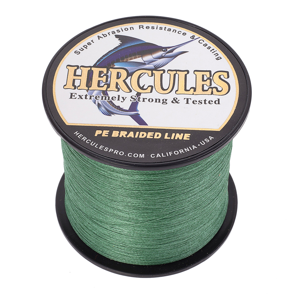 Color Select Hercules Braid Fishing Line 1500M 1640Yds 6100LB Test PE