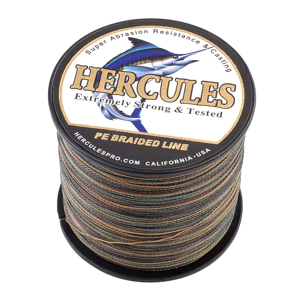 Braided Fishing Line PE 60lbs Hercules 4/8 Strands Extreme ...