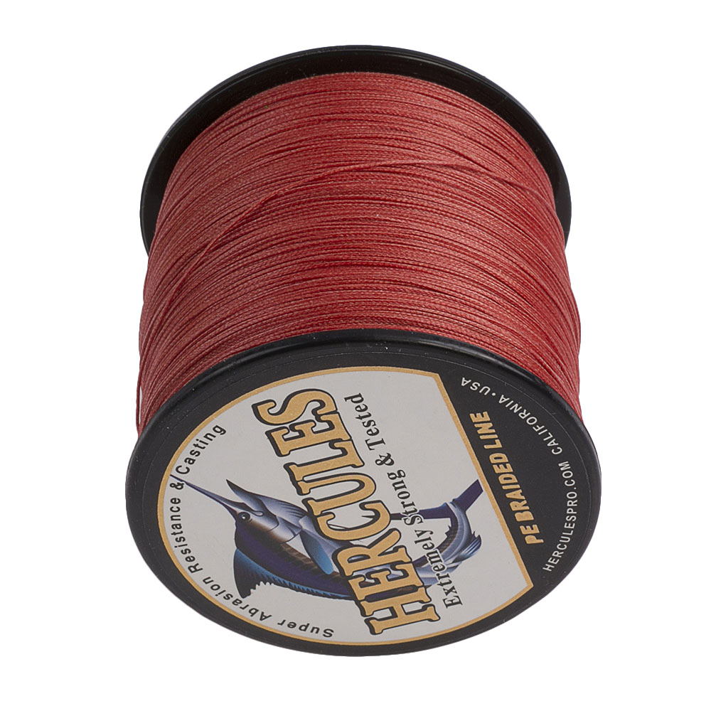 10-300LB Test Color Select Hercules Braid Fishing Line 500M 547Yds 8S Sinking PE