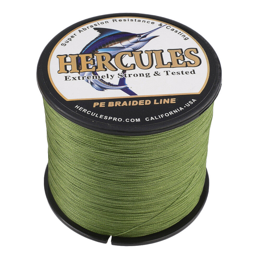 HERCULES 1000M TEST 10300 Pound PE Braided Fishing Line 8 Strands