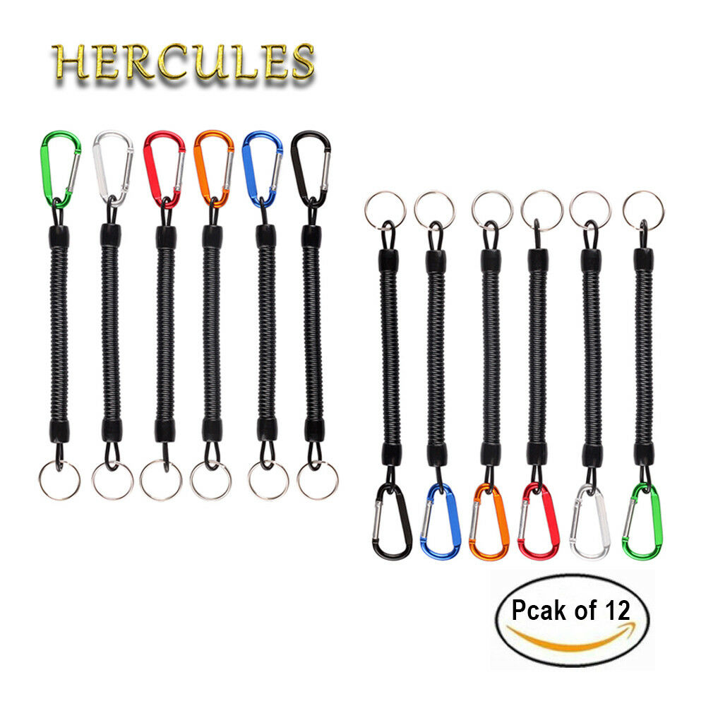 Max 80cm Retractable Full Extension Rope Pliers Lanyard Coiled Spring Fishing Max 80cm Retractable Full Extension Rope Pliers Lanyard Coiled Spring Fishing