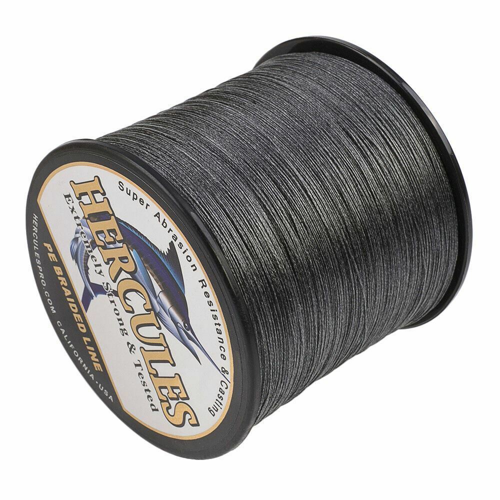 Black 4 & 8 Strands 100M 300M 500M 1000M PE Super Saltwater Braid Fishing Line eBay