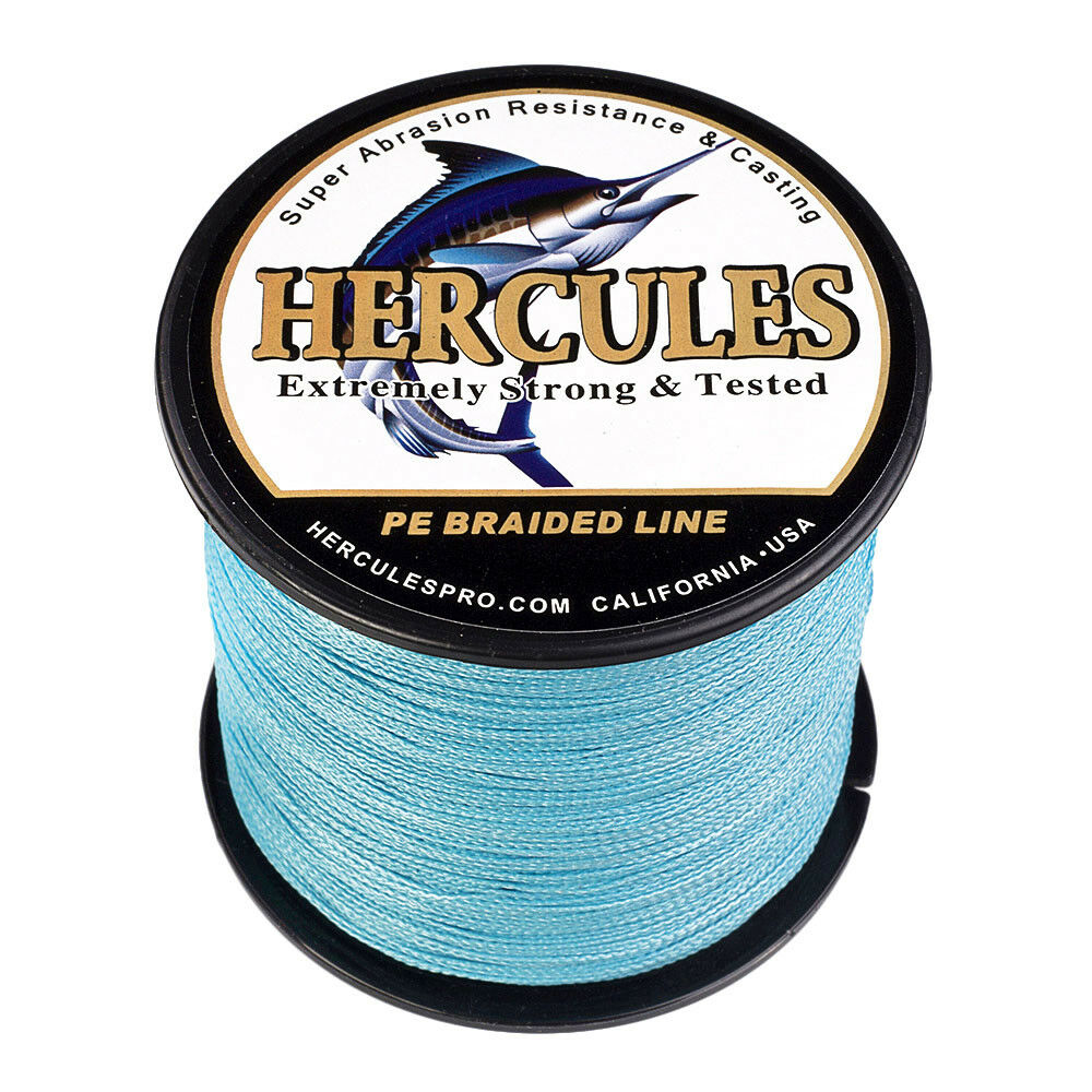 Hercules PE 500M 547 Yards 4 Strands 40lbs Braided Fishing Line Camouflage Fish