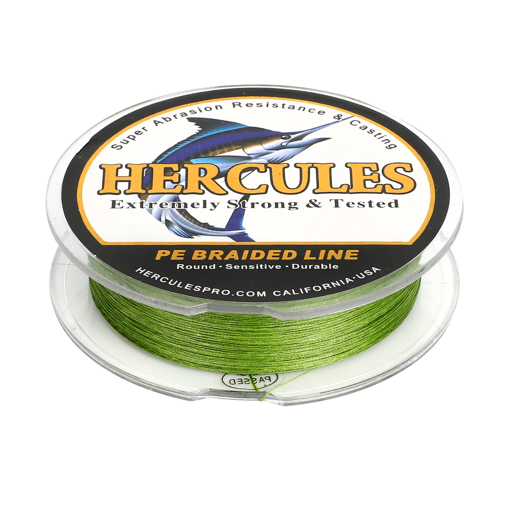 Hércules 4/8/9/12 hebras 6-300 lbs trenza línea de pesca ejército verde 100-2000 m bajo - Imagen 19 de 34