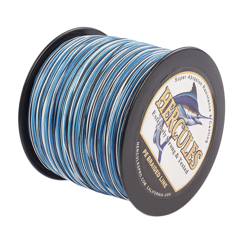 Hercules 1094Yds Braid Fishing Line 10lb-300lb PE Super Strong 8 Strand 1000M