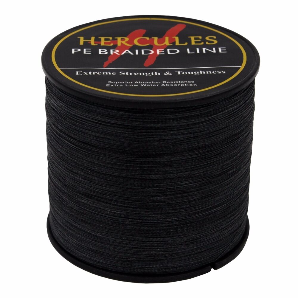 Hercules 100m2000m 6lb300lb black fishing line pe braided braid fishing line eBay