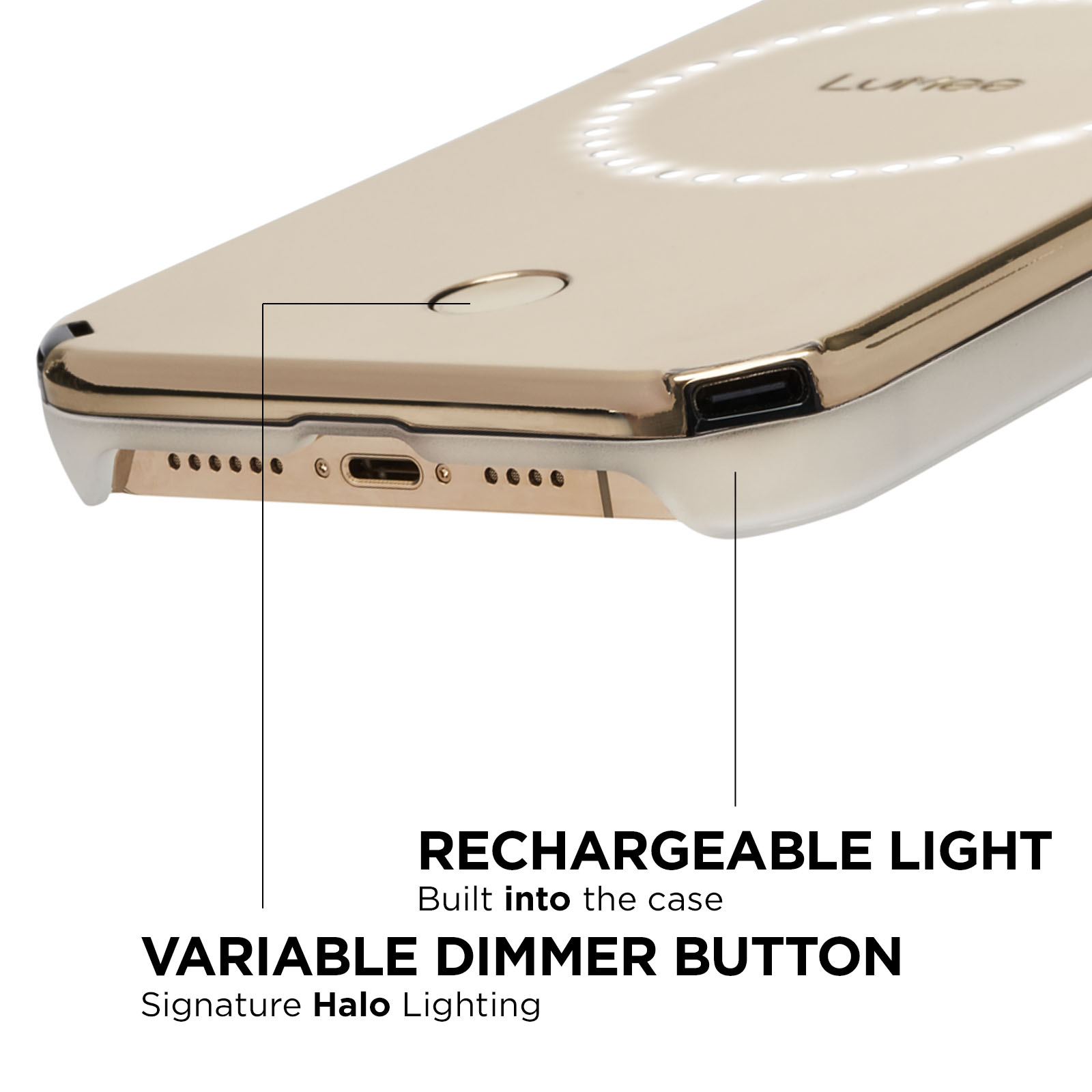 LuMee HALO Apple iPhone 12 and Apple iPhone 12 Pro Light-Up Case - Photo 13 sur 17