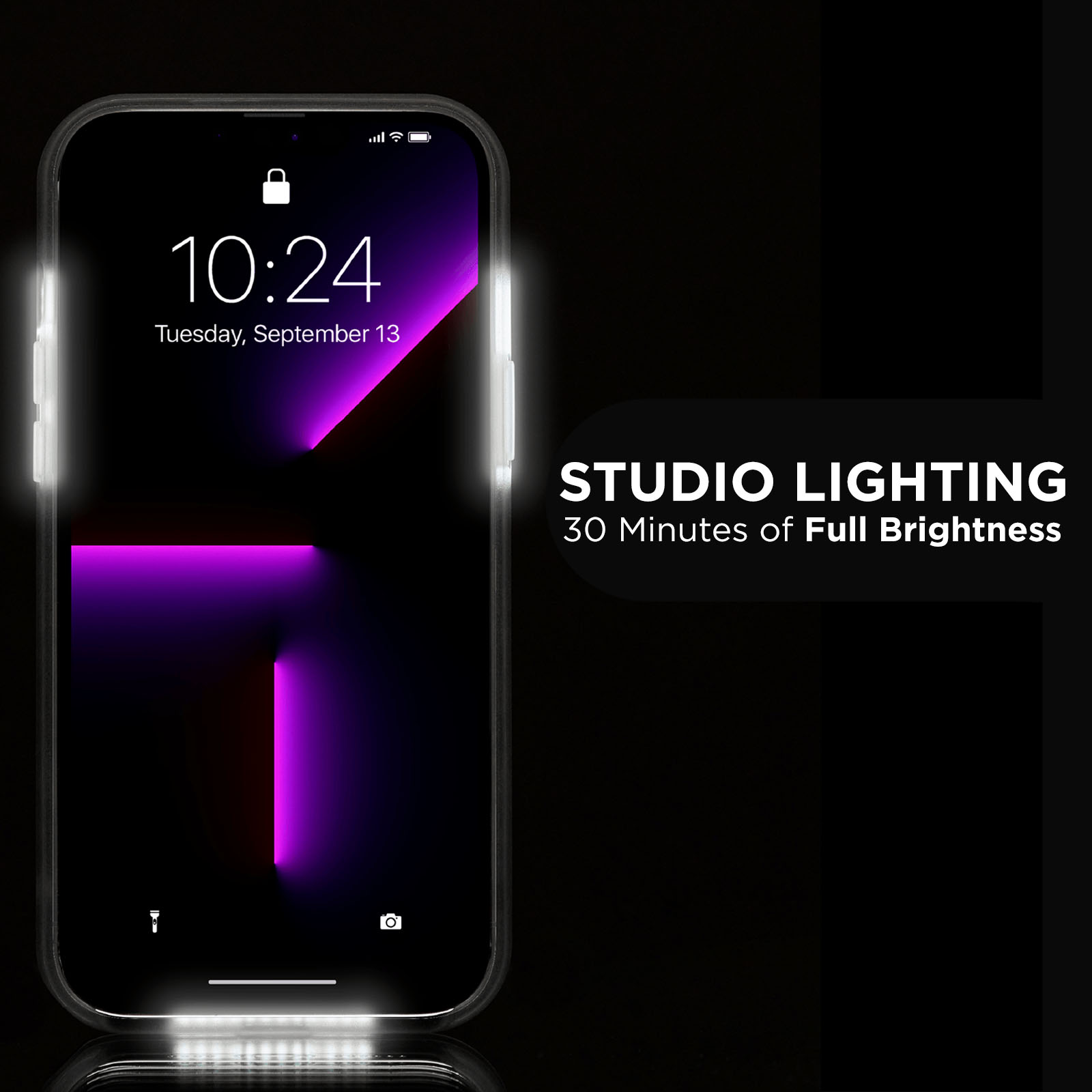 LuMee HALO Apple iPhone 12 and Apple iPhone 12 Pro Light-Up Case - Photo 15 sur 17