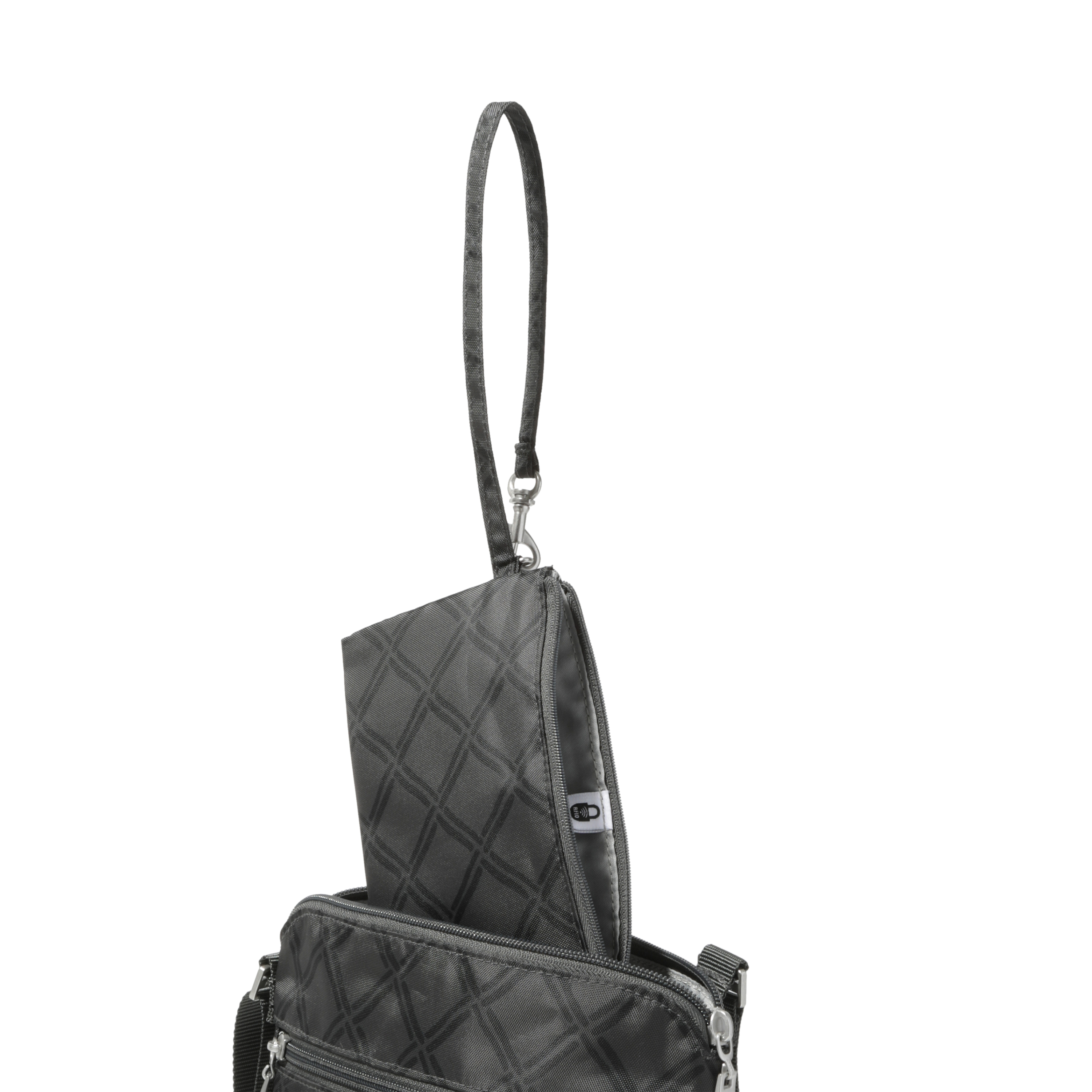baggallini Women's Pocket Crossbody Bag with RFID Wristlet