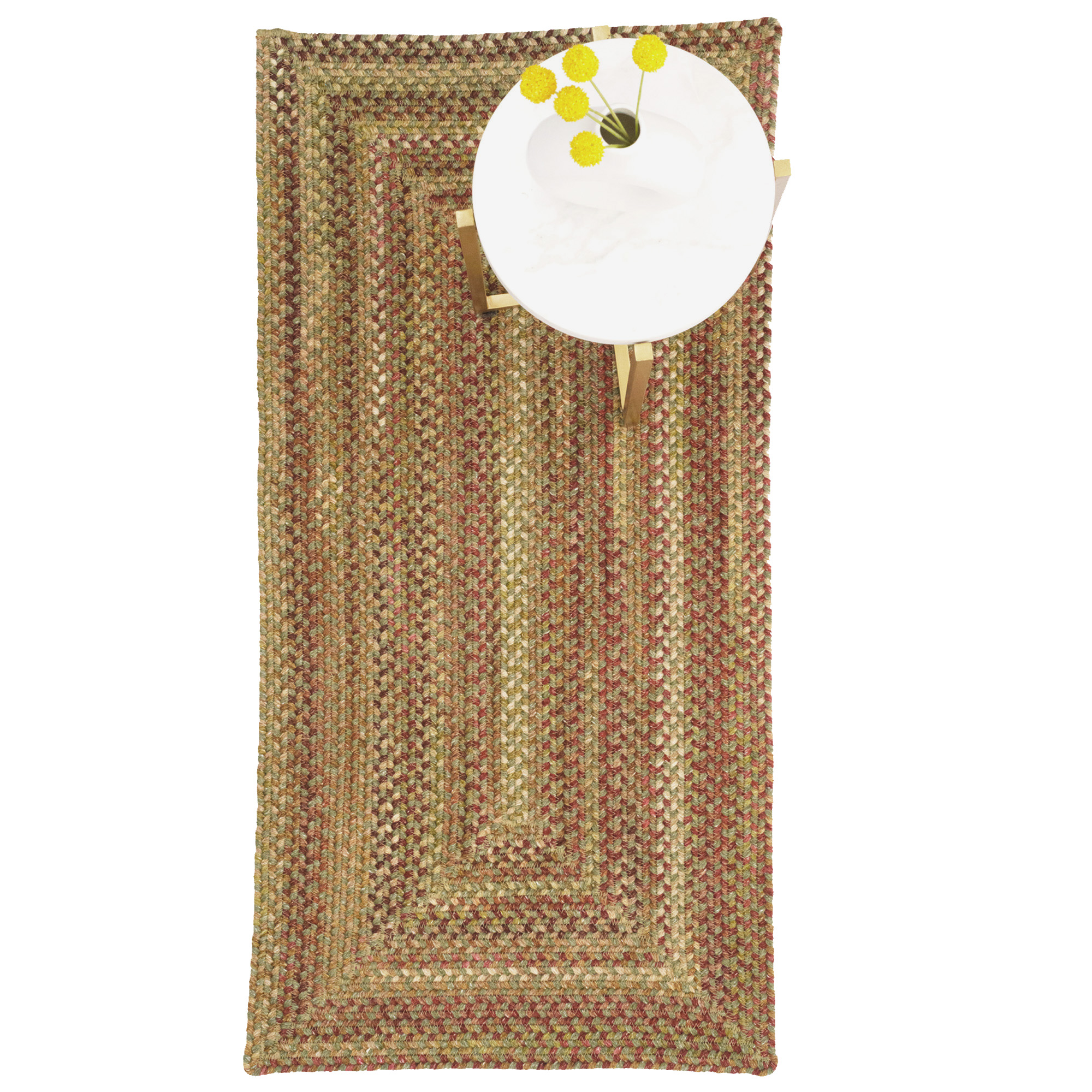 Capel Rugs Braided Area Rug - Handmade, Durable, Classic Design - Made in USA - Picture 31 of 114