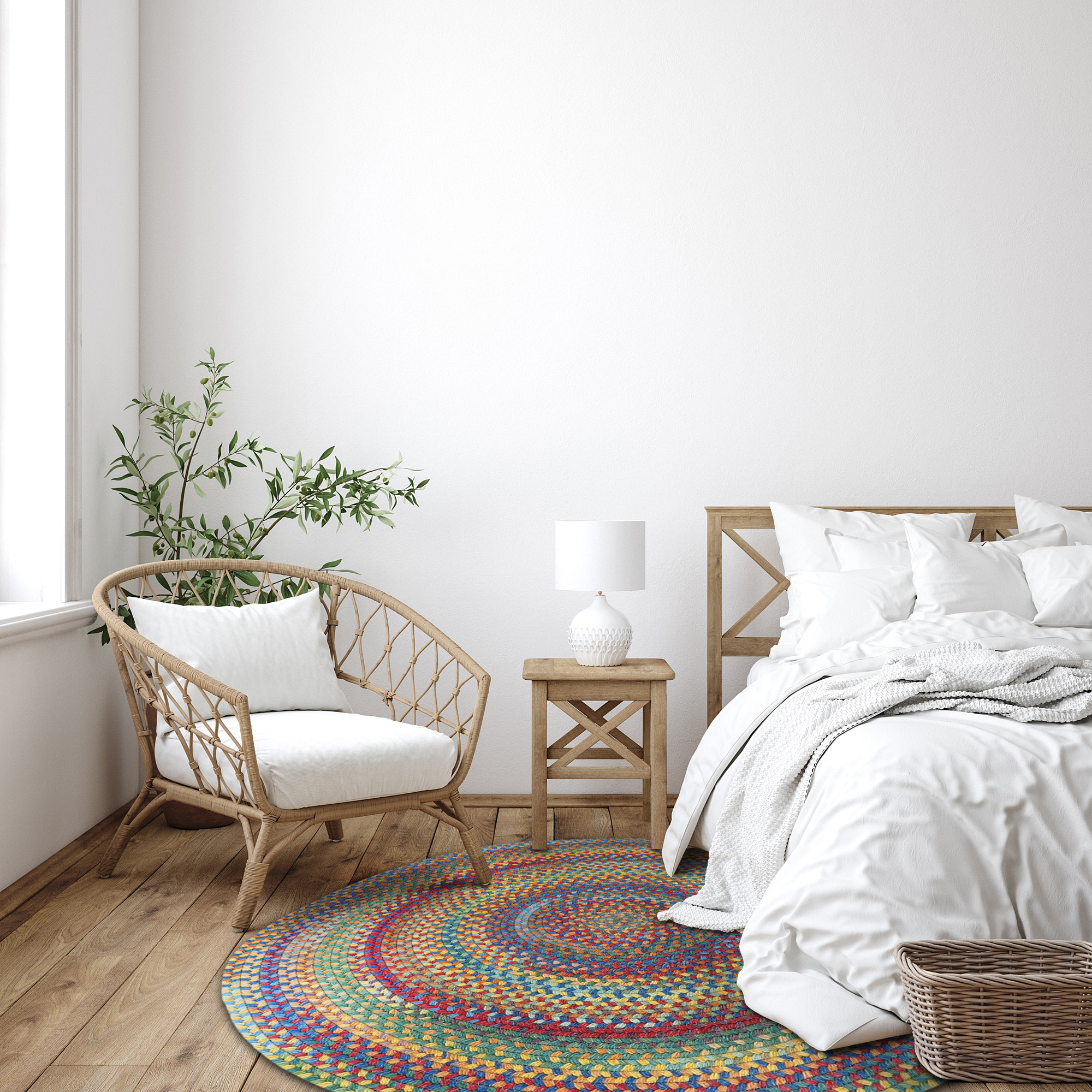 Capel Rugs Braided Area Rug - Handmade, Durable, Classic Design - Made in USA - Picture 60 of 114