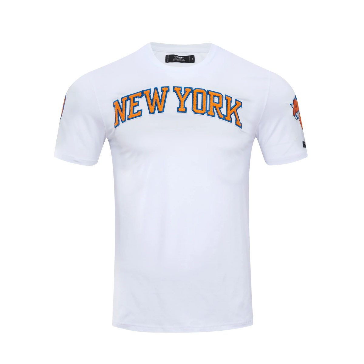 Мужская белая футболка или шорты с круглым вырезом Pro Team NBA New York Knicks Pro Team