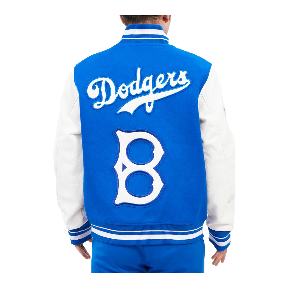 Pro Standard Brooklyn Dodgers MLB Varsity Jacket Retro Classic Wool Men Royal