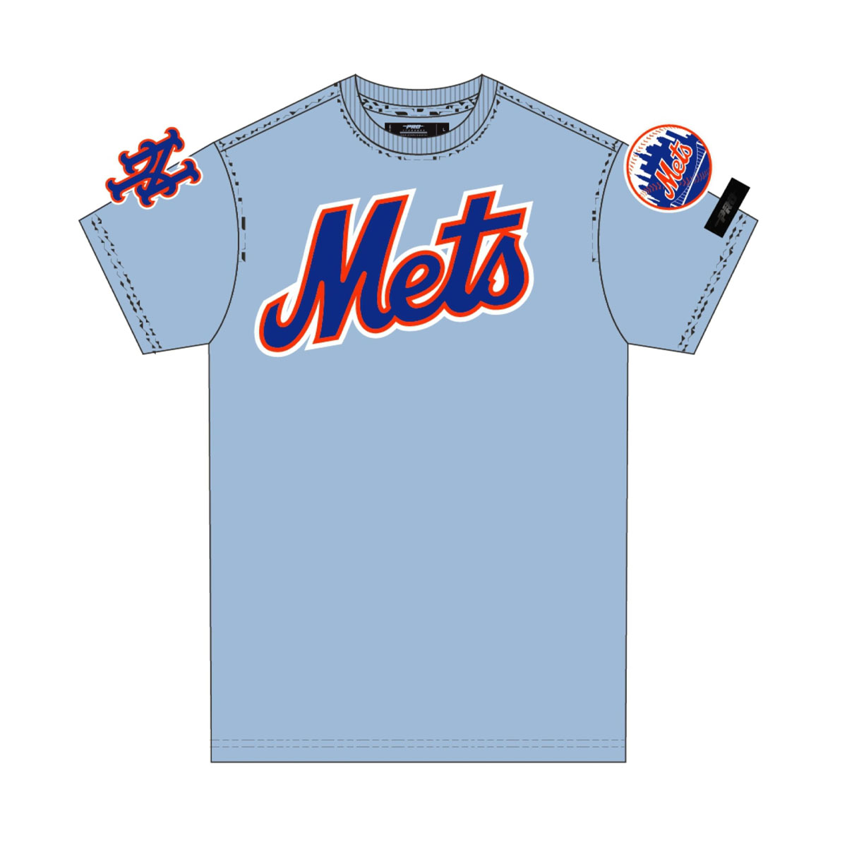 Мужская футболка Pro Standard MLB New York Mets Pro Team с круглым вырезом горловины LNM131583