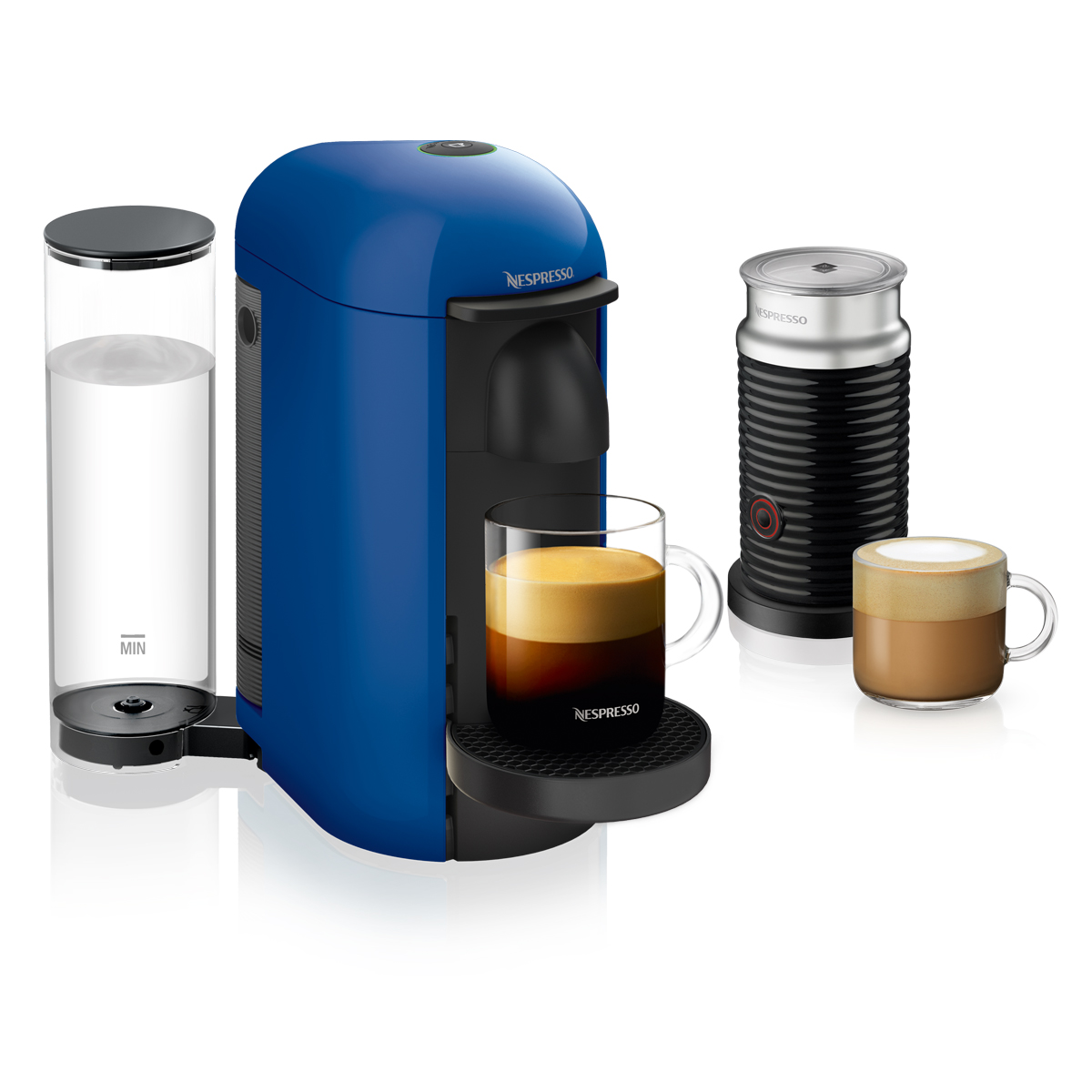 Nespresso Vertuo Plus Limited Edition Blue & Aeroccino3 Coffee Machine