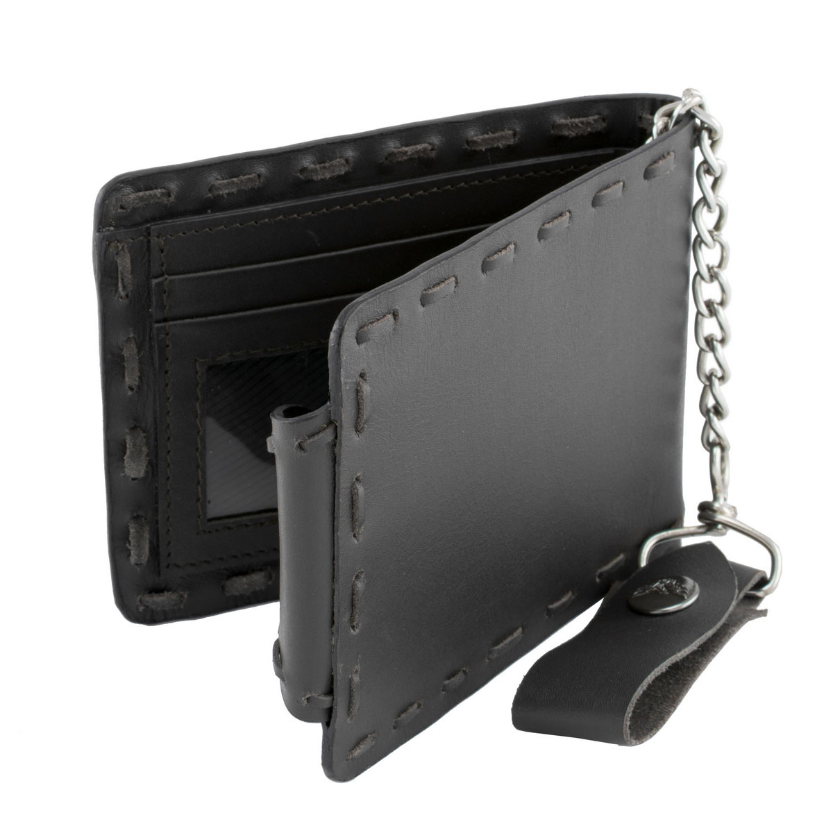 Milwaukee Leather Men's Genuine Leather Bi-Fold Biker Wallets w/ Anti-Theft - Imagen 49 de 234