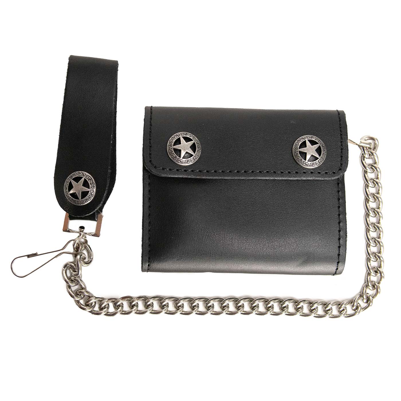 Milwaukee Leather Men's Genuine Leather Bi-Fold Biker Wallets w/ Anti-Theft - Imagen 81 de 234