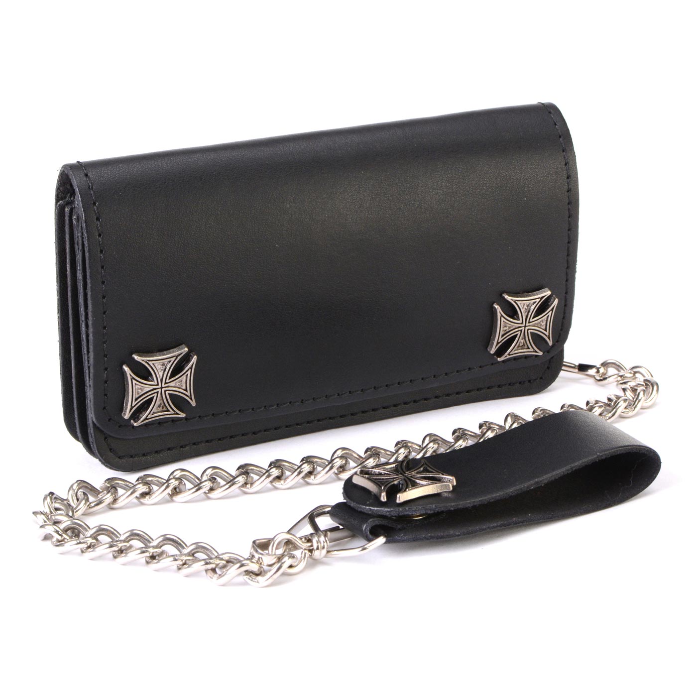 Milwaukee Leather Men's Genuine Leather Bi-Fold Biker Wallets w/ Anti-Theft - Imagen 96 de 234
